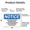 Signmission Work Zone No Trespassing All Suspicious OSHA Notice Sign, Aluminum, 18in W x 12in L, 2PK OS-2PACK-NS-A-1218-L-10797 - alternate 7